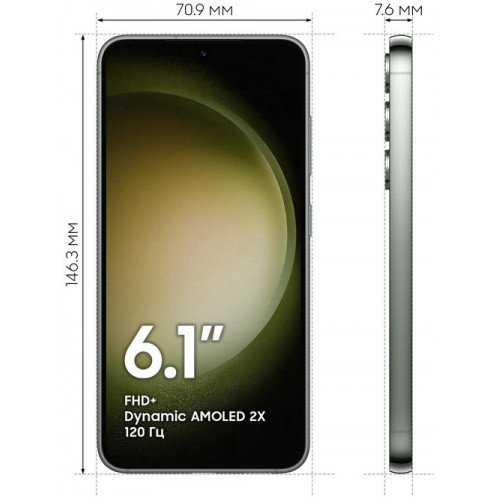 Смартфон Samsung Galaxy S23 8/128GB Зеленый