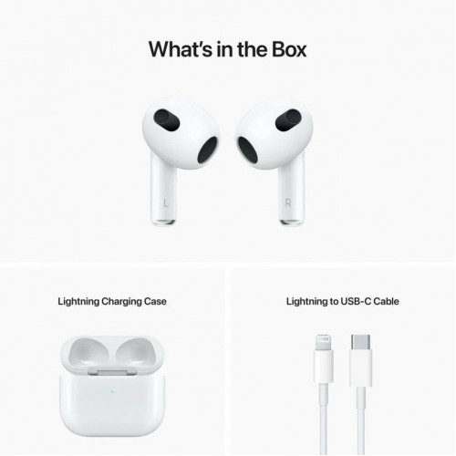 Наушники Apple AirPods 3-го поколения White (Белый)