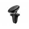 Магнитный держатель Baseus Magnetic Air Vent Car Mount Holder with cable clip Black/черный SUGX-A01