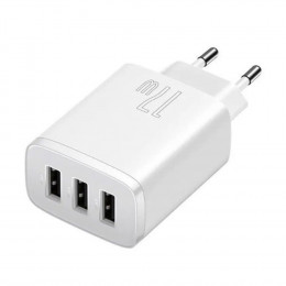Сетевое зарядное устройство Baseus Compact Charger 3U 17W EU White (CCXJ020102)